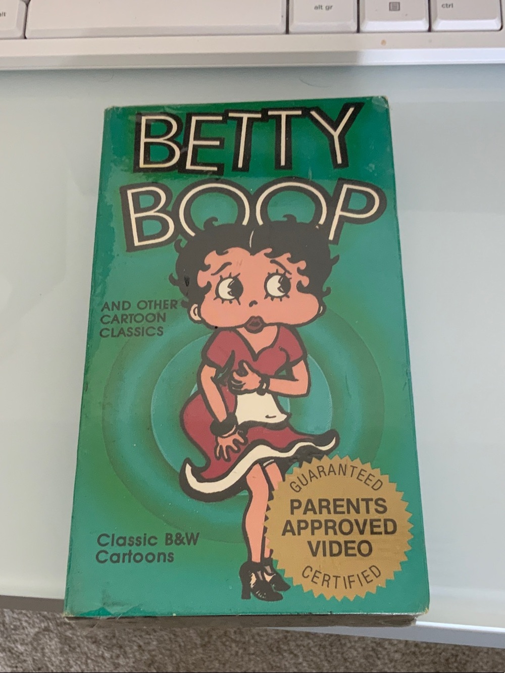 Vintage Betty Boop VCR cartoon tape sealed, and unopened